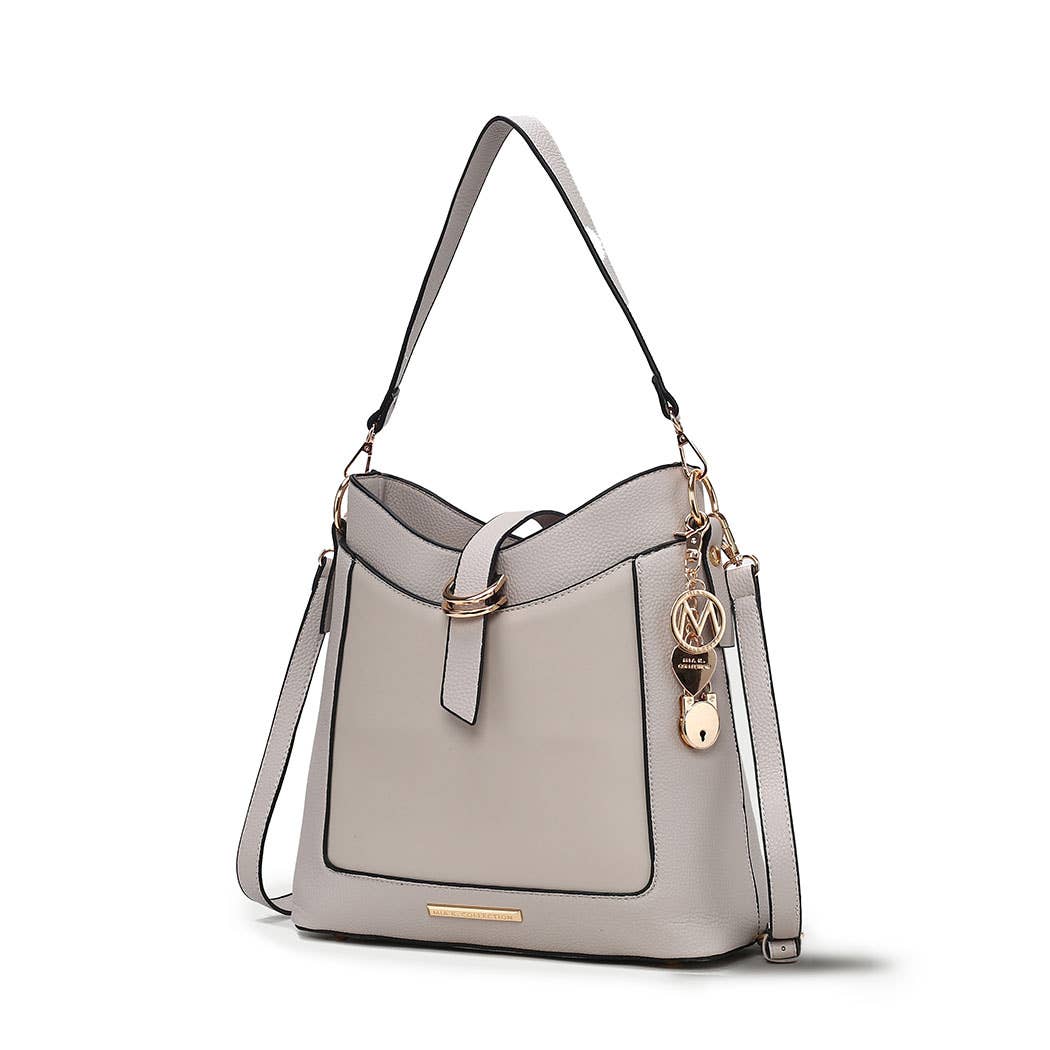 MKF Collection - Wholesale Shoulder Bag - Women's - Geneva Vegan Leather Shoulder Handbag Crossover by Mia K9