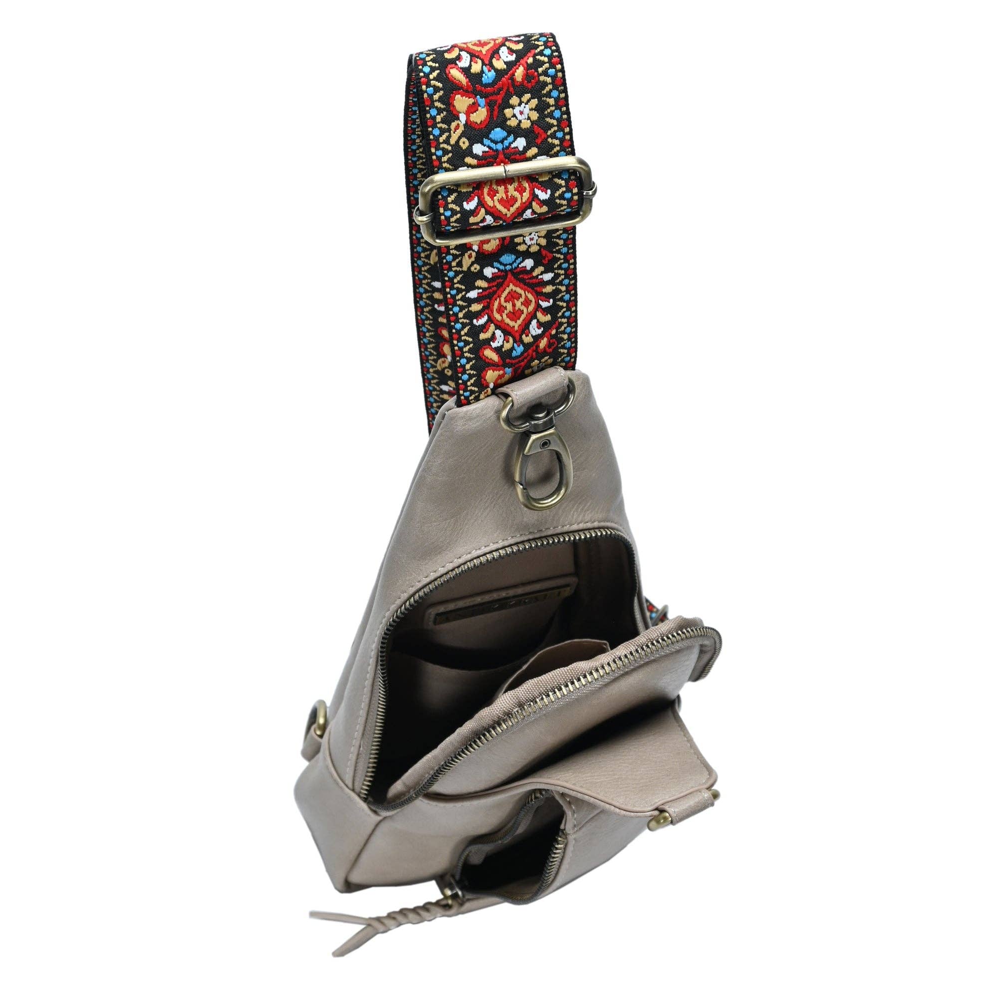 MMS Brands - Wholesale Crossbody Bag - Women's - Tasha Webbing Strap Sling2