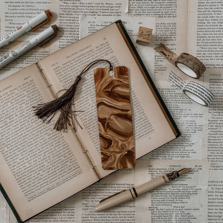 Marque-page Matcha glacé pour la vente par Savannah Scribbles Shop