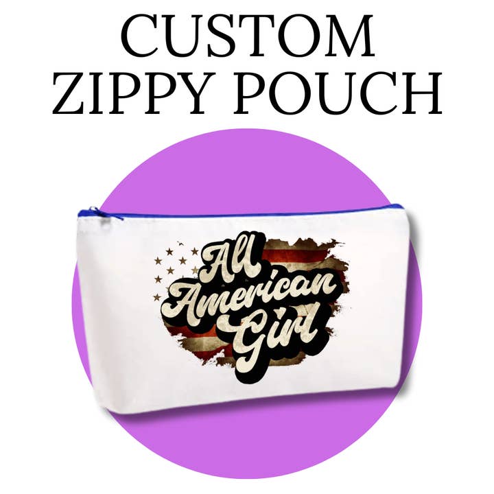 Custom Zippy Pouch for wholesale by Color Custom Prints