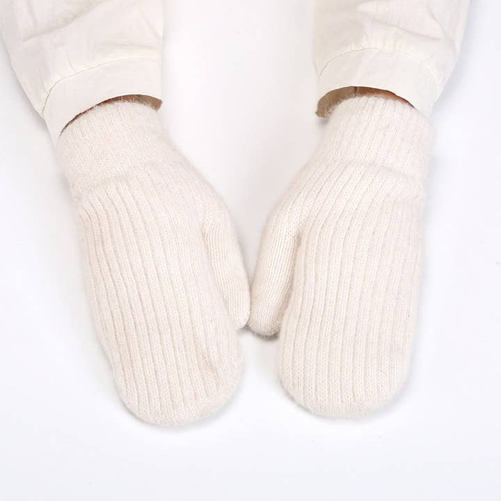 ACCITY - Wholesale Gloves - Unisex - KNITTED WOOL COVERED WINDPROOF WARM GLOVES_CWAG02491