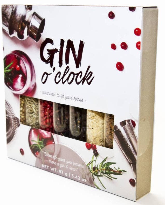 The African Home Goods - Wholesale DIY Drink Kit - Gin O'clock Infuse Your Gin & Cocktails with Premium Botanicals | Cocktail Infusion Kit | 8 Different Flavored Gin Botanicals Herbs Infusions | Gin Gift Set For Men And Women1
