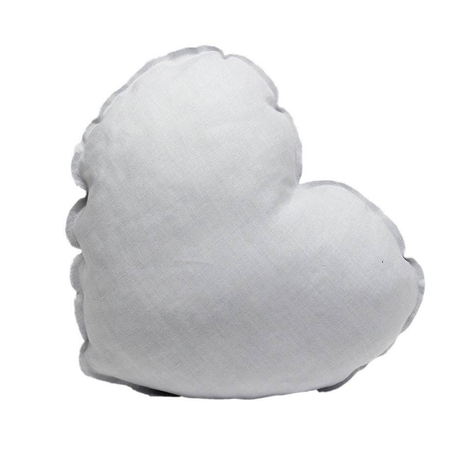 Giardino Segreto - Wholesale Throw/Decorative Pillow - Pure linen heart cushion6