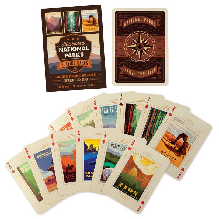 Tourist Courts - Wholesale Playing Cards - 63 National Parks Playing Card Deck1