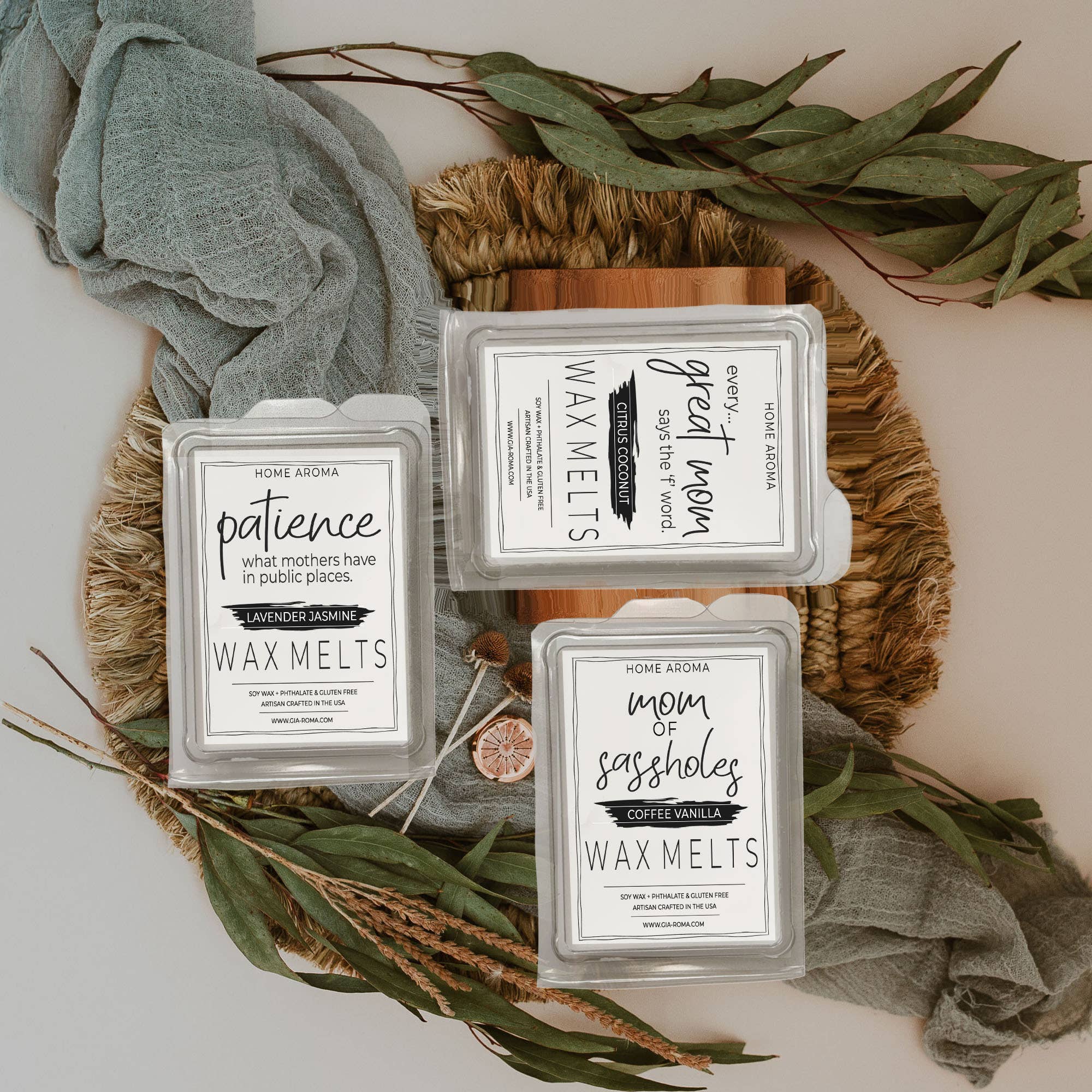 Gia Roma - Vente Fondants - Cadeaux pour la fête des mères, bon marché et amusants, uniques, à base de cire de soja, parfumés64