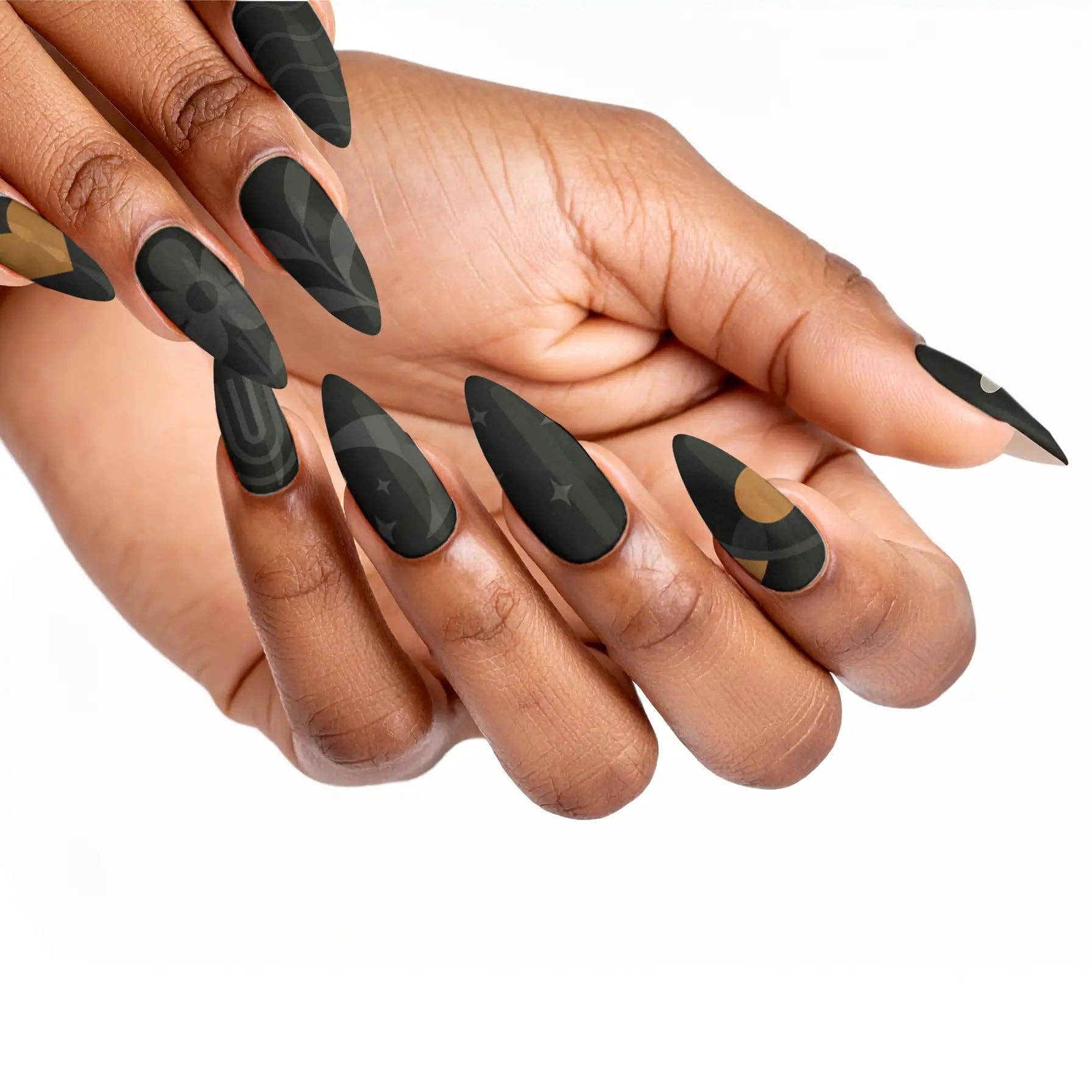 FYNE BODY - Wholesale Press-on/fake nails - Midnight Sunbeam Black Summer Press-On Nails51