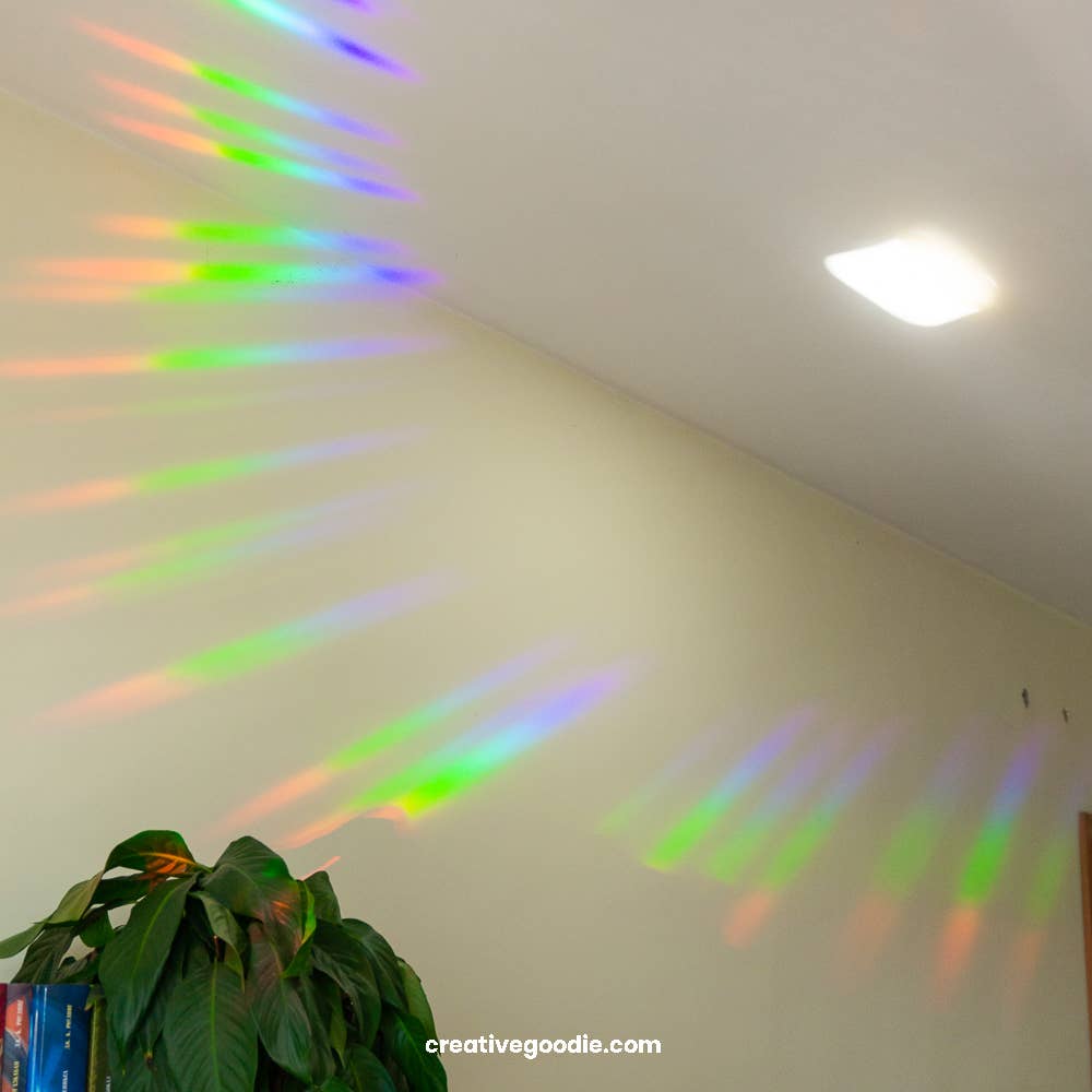 Creative Goodie - Wholesale Suncatcher - Bee and sunflowers suncatcher sticker, Rainbow window decal6