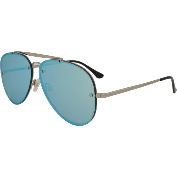 Unisex Pilot Classic Double Bridge and Mirror Sunglasses for wholesale by Autoservicioptico SL