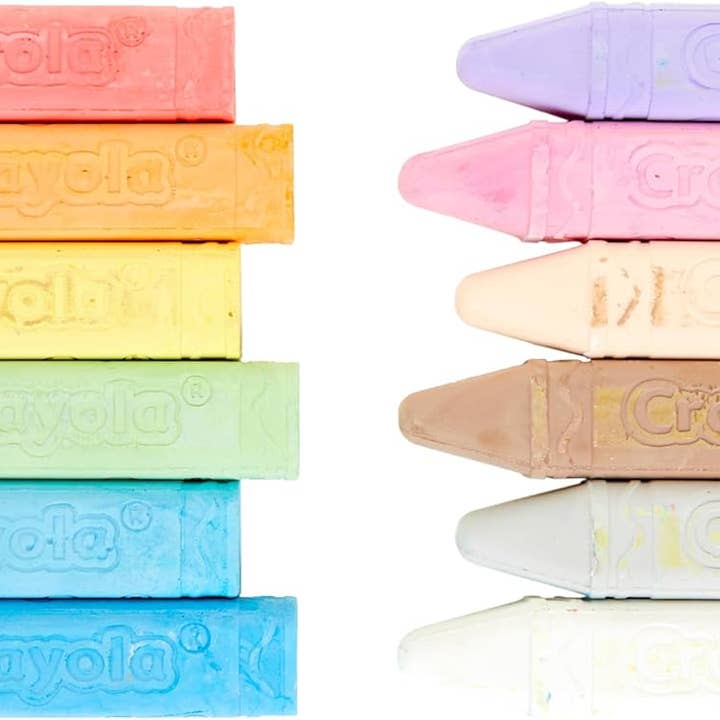 Innovarix - Vendita all'ingrosso Gesso - Gessetti Lavabili per Marciapiede Crayola - 12 Colori1