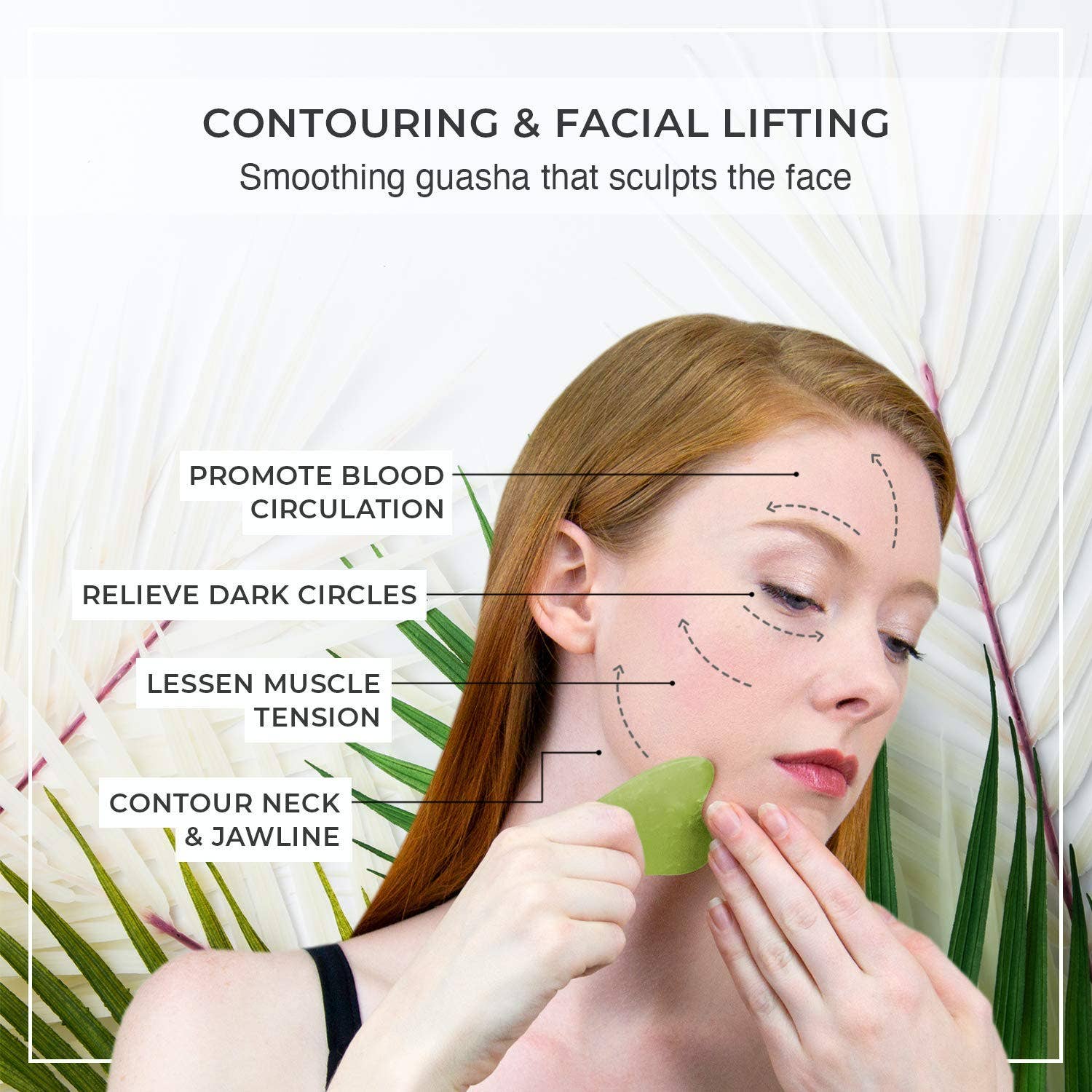 Lindo - Wholesale Gua Sha Tool - Rollerbrite Jade Roller & Guasha Tool Kit2