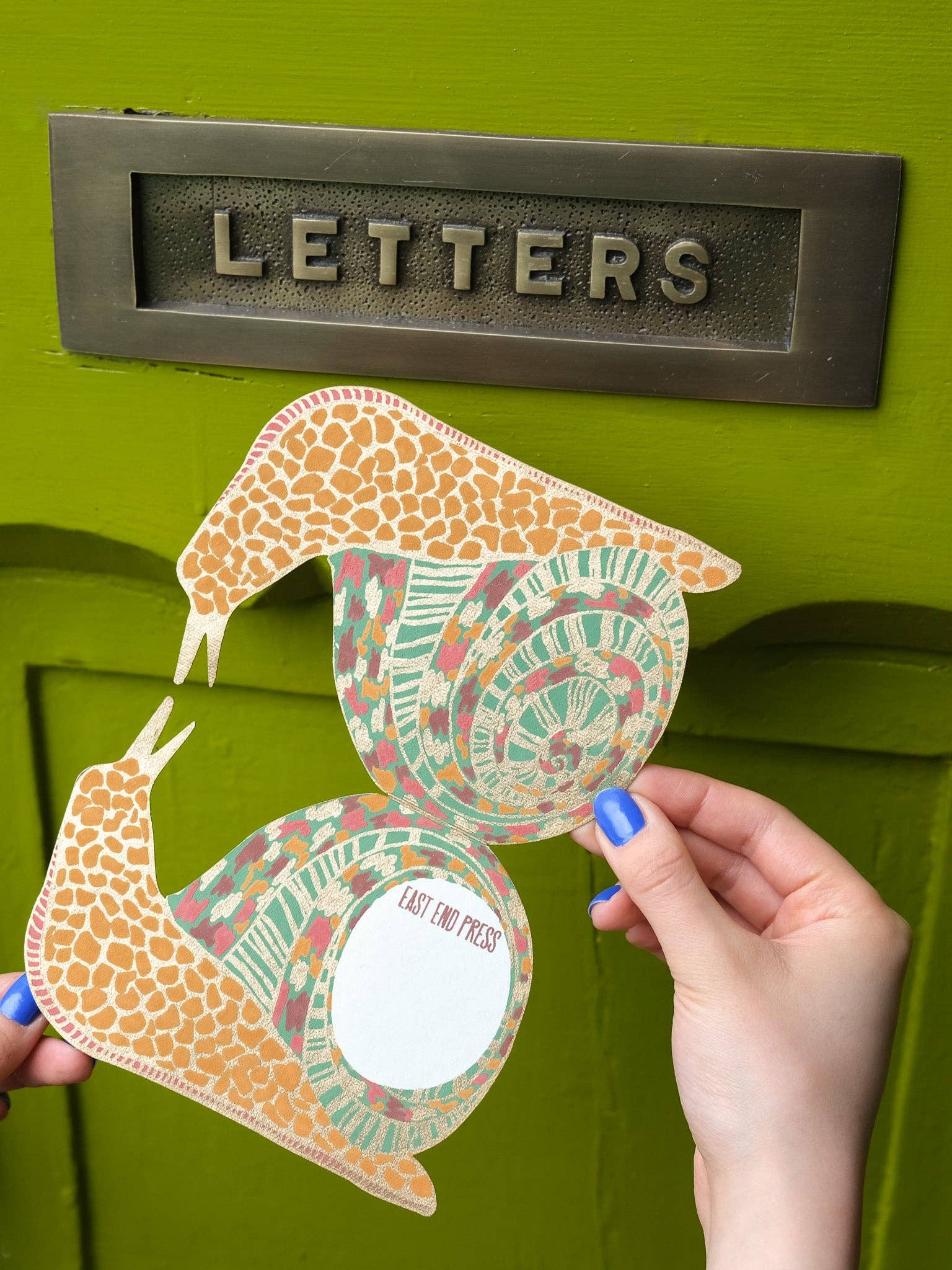 East End Press - Wholesale Everyday Greeting Card - Snail Greeting Card2