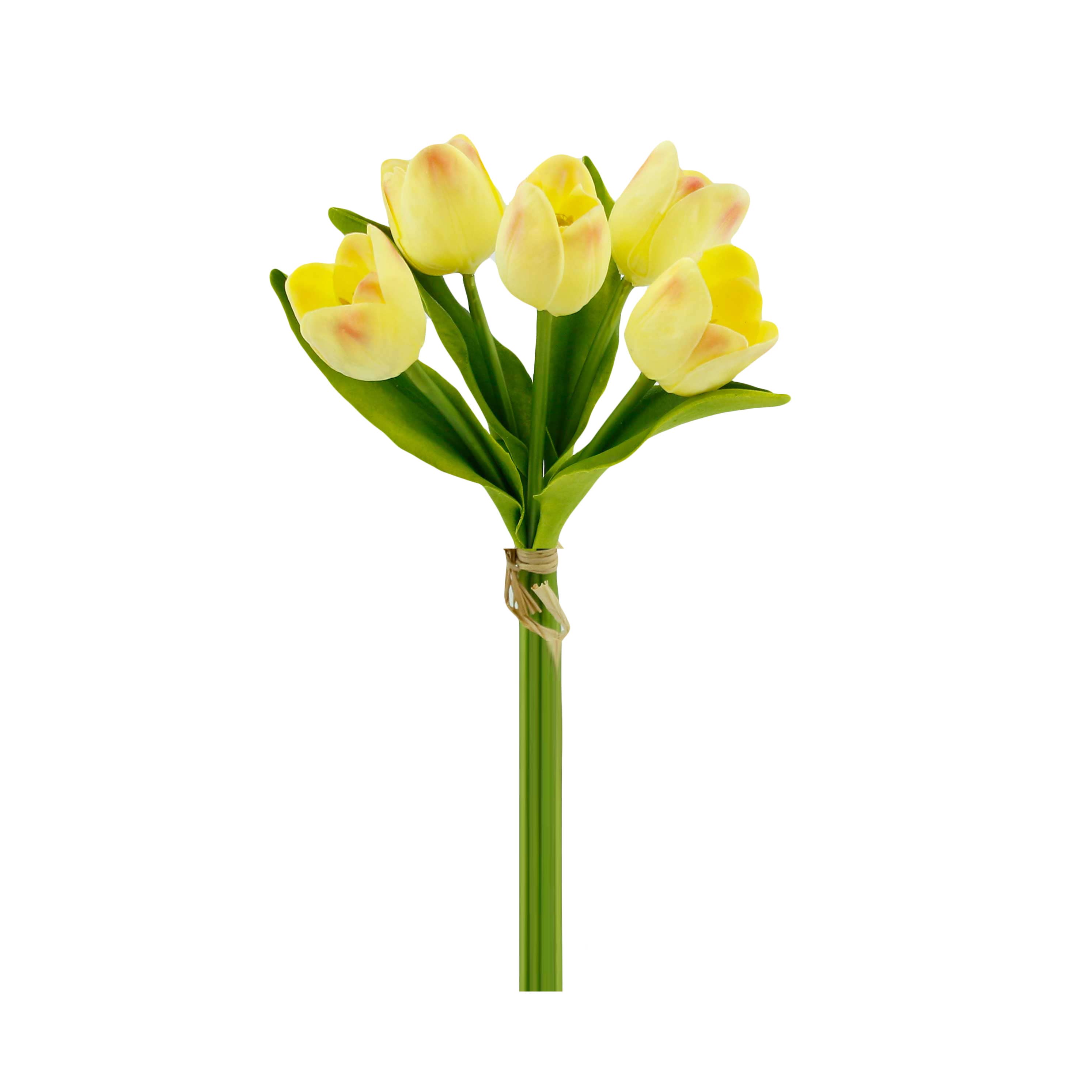 Angel Isabella – wholesale Artificial flowers – Pack of 5-stems Real Touch medium open tulip4