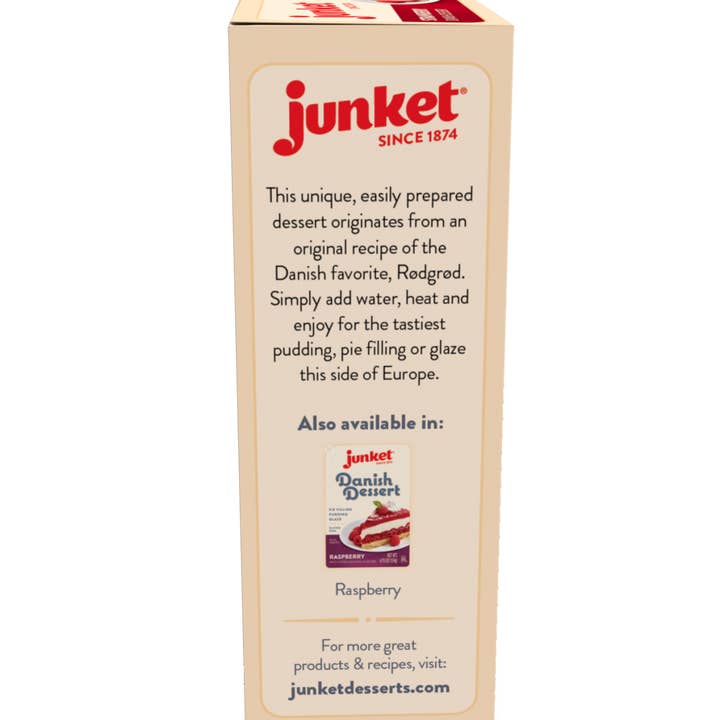 Junket Desserts - Wholesale Pudding - Strawberry Deens dessert (geval van 12)3