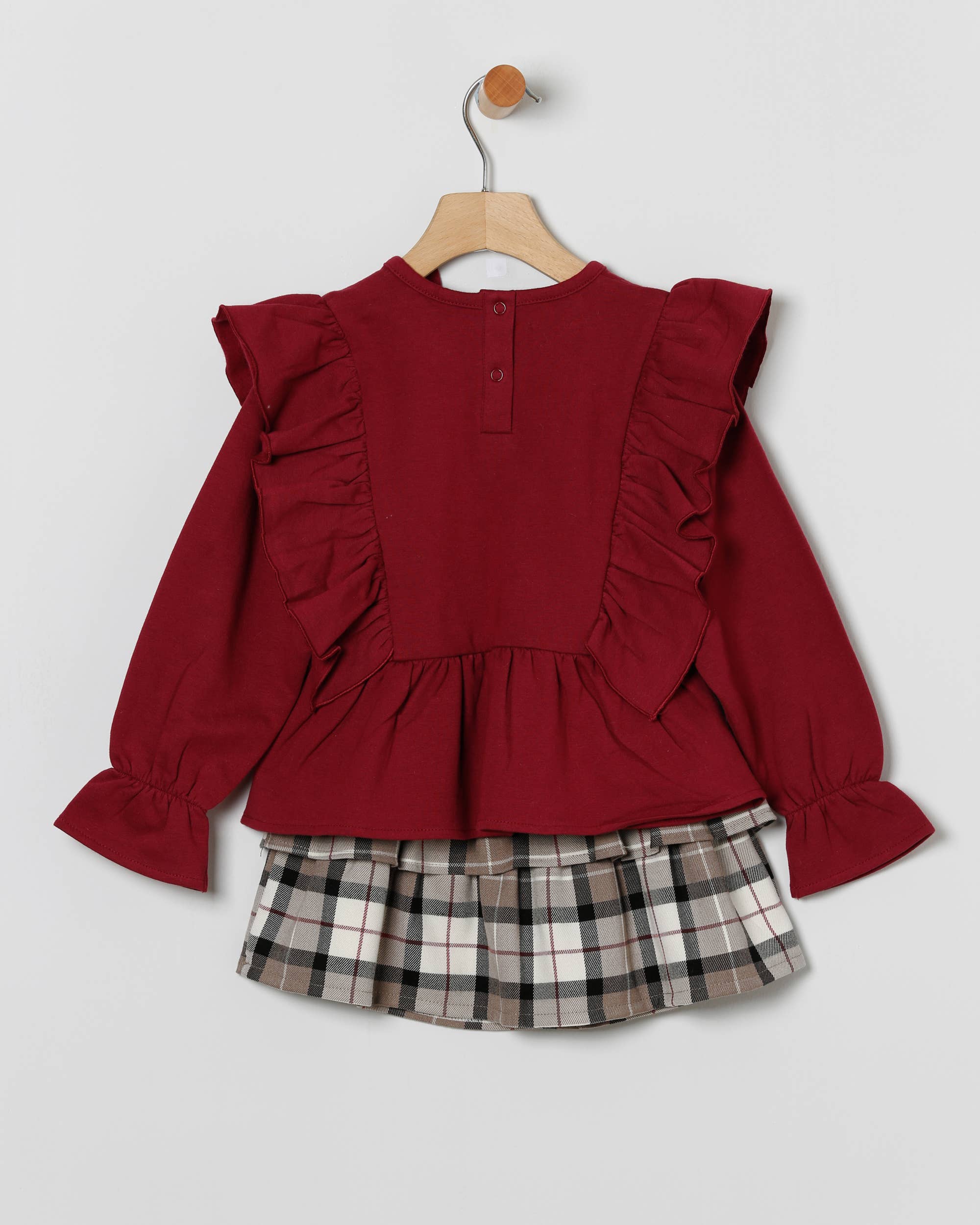 Carnet Bordeaux Ensemble Fille Pull Et Jupe en vente sur Faire1