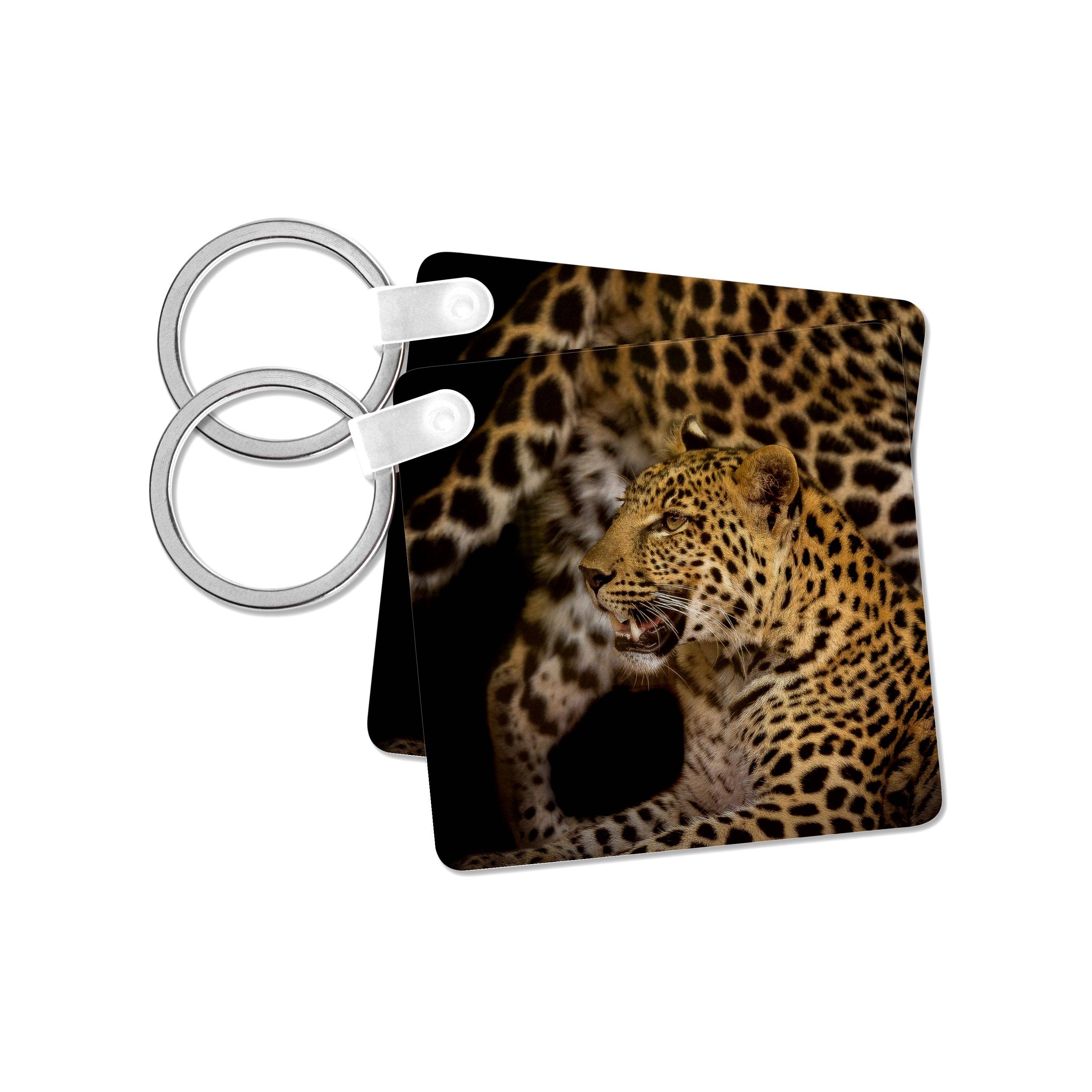 3dRose - Wholesale Keychain - Unisex - 3dRose, Gepard Leopard Wildlife Cat, Key Chain7