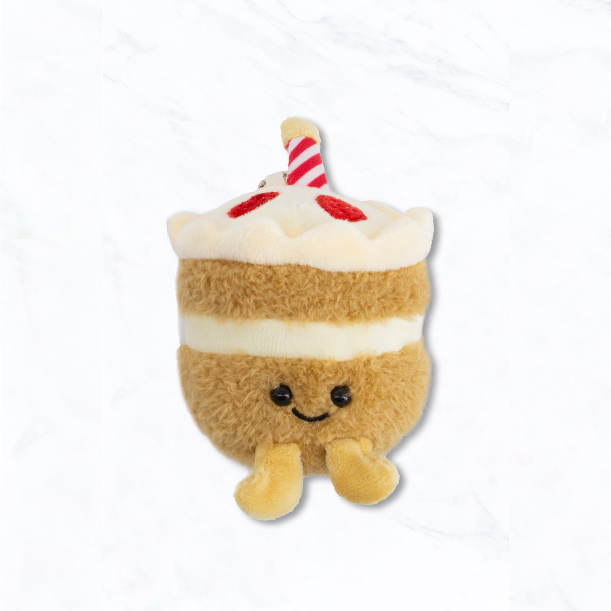 Suzie Q USA - Wholesale Keychain - Women's - Mini Birthday Cake Plush Keychain1