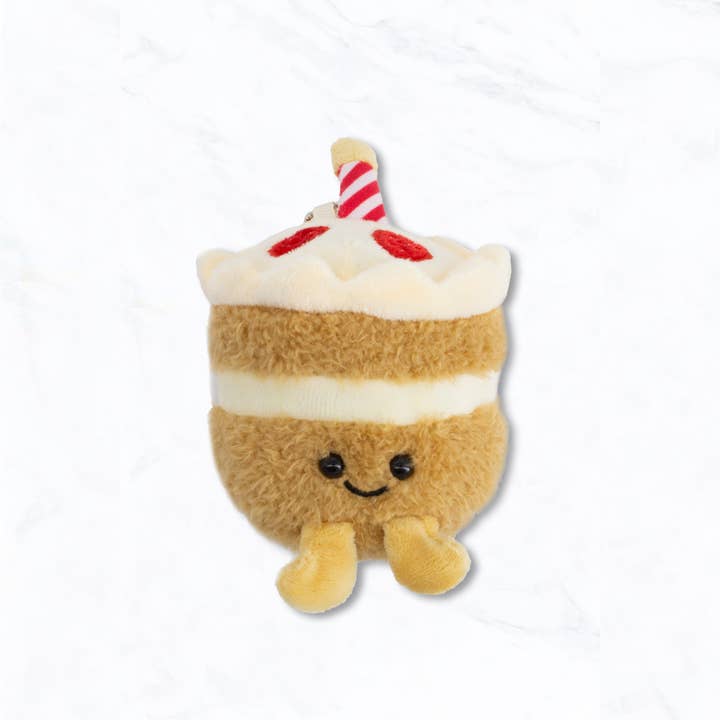 Suzie Q USA - Wholesale Keychain – Women's - Mini Birthday Cake Plush Keychain1