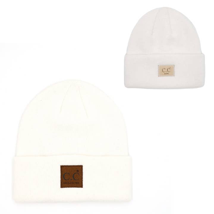 Fashion City - Venta al por mayor Gorro de lana - Niños - Gorros clásicos de mamá y yo, modelo Heather, a juego, para niños2