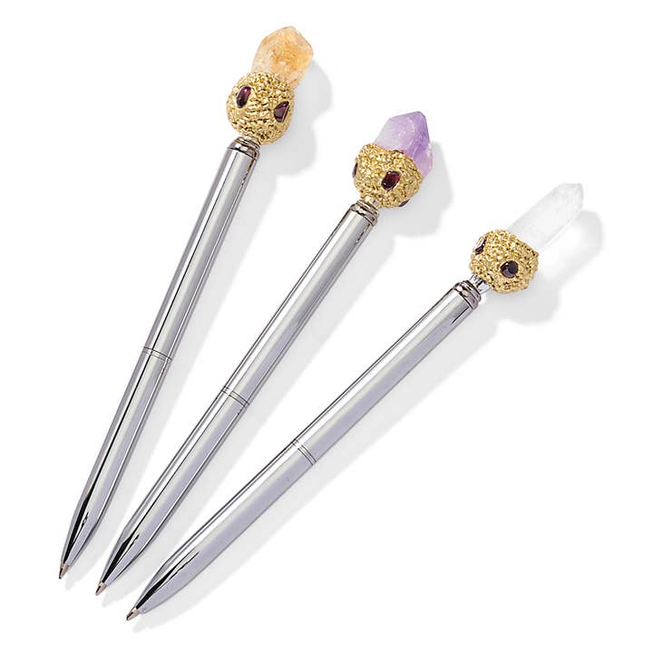 Pyramid Collection - Wholesale Pen - Crystal Topped Pen