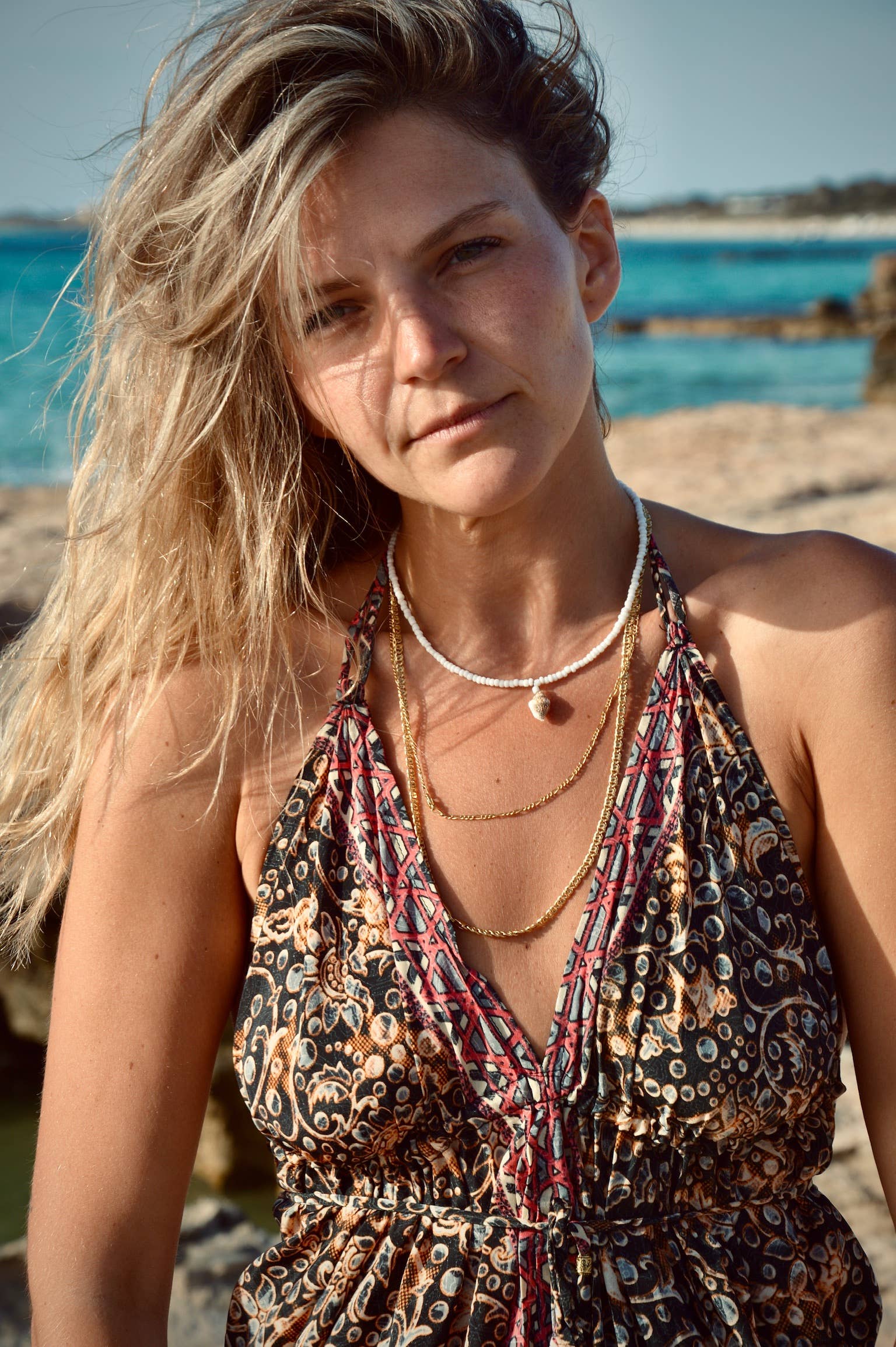 Arena Formentera - Wholesale Dress - Women's - Sale! Bohemian dress with neckline. Last collection8