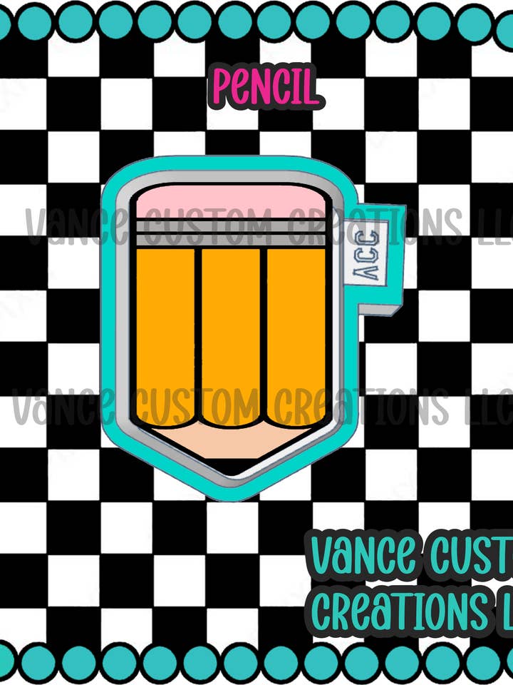 Pencil Freshie Mold for wholesale by Vance Custom Creations