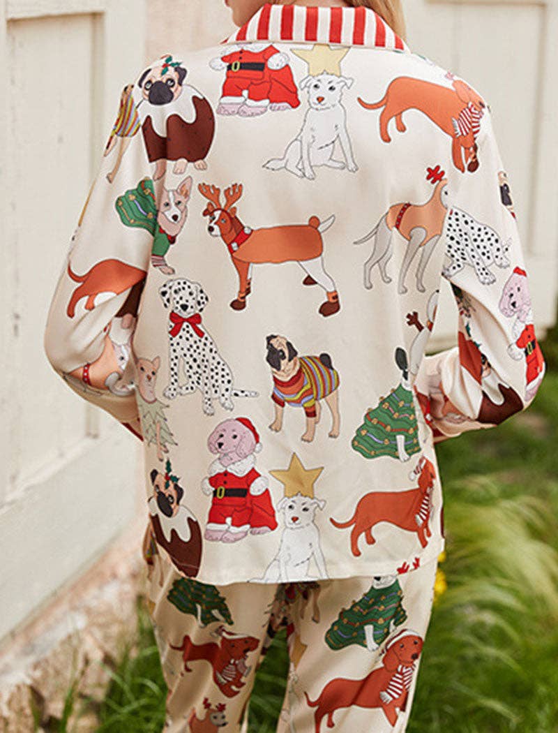 MEHRFACH Verspieltes Tiermuster-Pyjama-Set #2 für den Großhandel auf Faire4