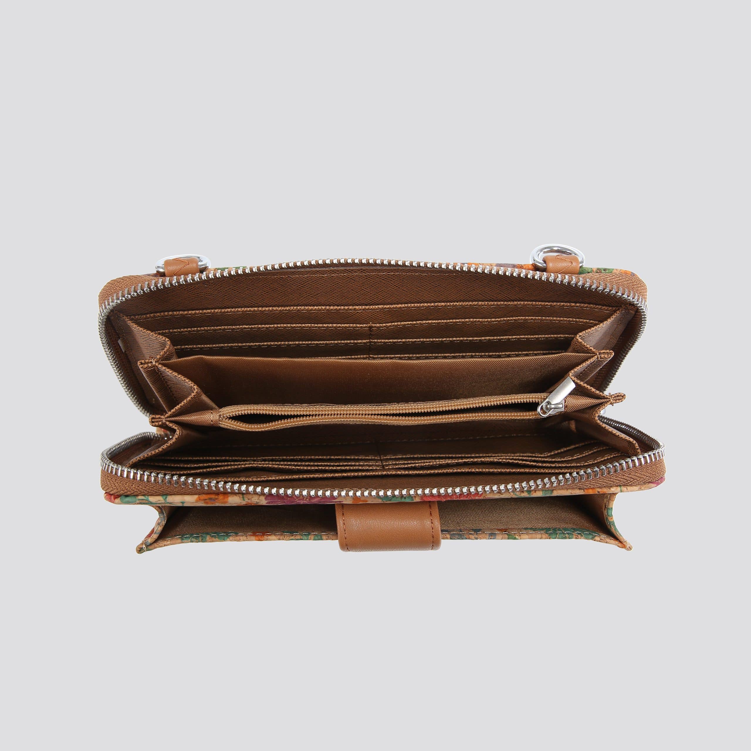 House of Milano - Wholesale Crossbodytas - Dames - Kurken Bloemenprint Crossbody Tas # JNY3150N20259