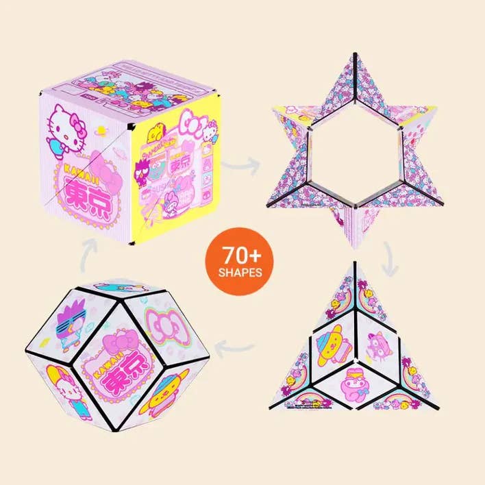 Fun In Motion Toys - Wholesale Puzzle - Kids - Shashibo Hello Kitty 12-pc Magnetic Puzzle Cube STEAM MESH13
