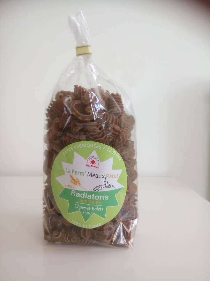 Radiatoris Cèpes aux oeufs 500g pour la vente par La Ferm'Meaux Pâtes