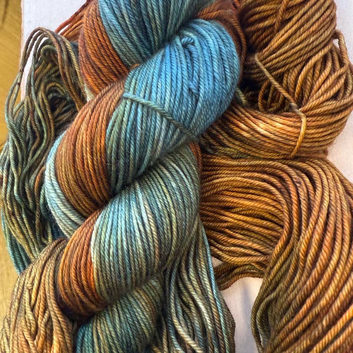 The Yarn Cabin DBA Purls & Pines Yarn - Wholesale Yarn - Desert Sunset Hand Dyed Yarn1
