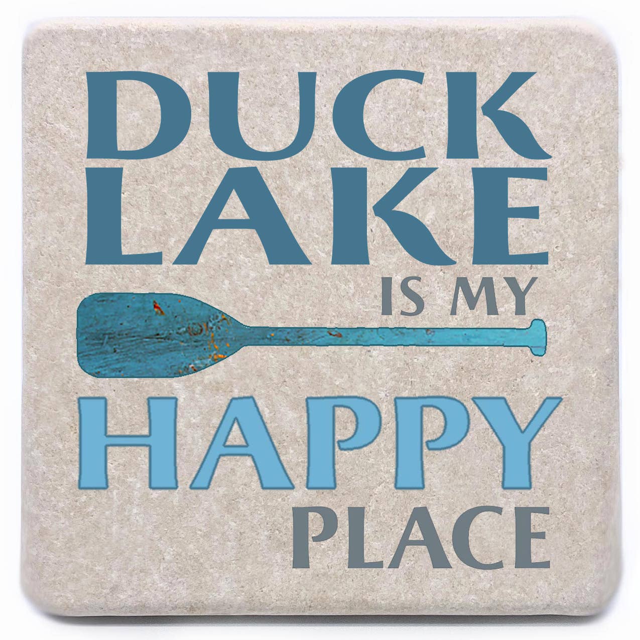Noomoon - Wholesale Coasters - Custom Lake [Insert Your Lake] Is My Happy Place Coaster4