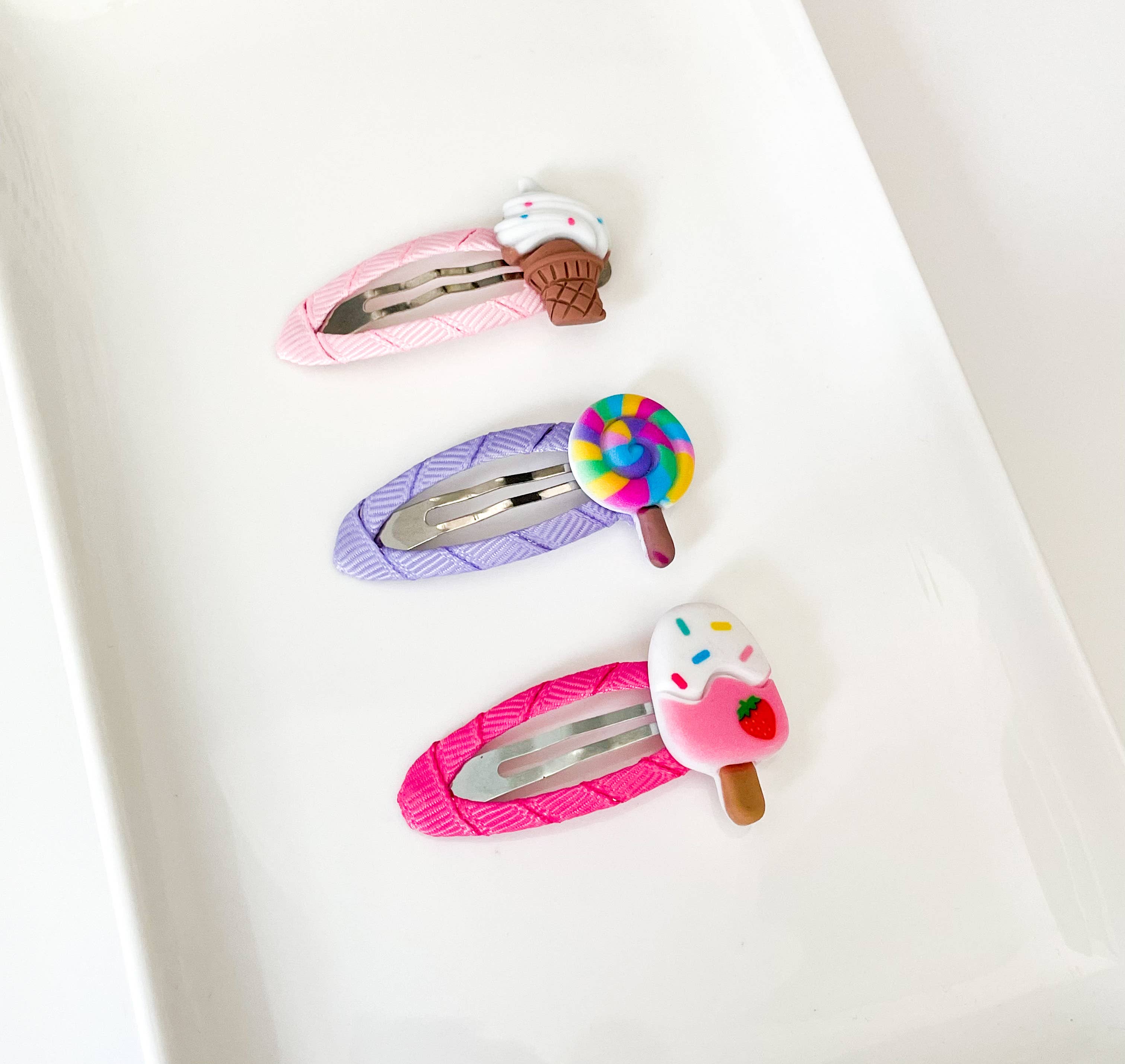 Shantiques Mini Creations - Wholesale Hair Clip - Kids - Snap Clips - Summer Treats4