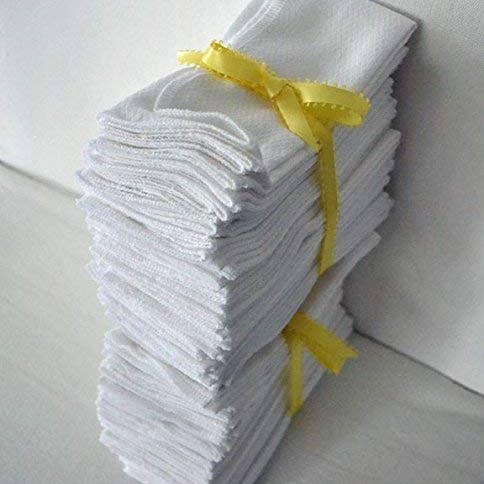 Ginas Soft Cloth Shop - Wholesale Dishcloth - White Birdseye - 11x12 Paperless Unpaper Towels 1 Ply5