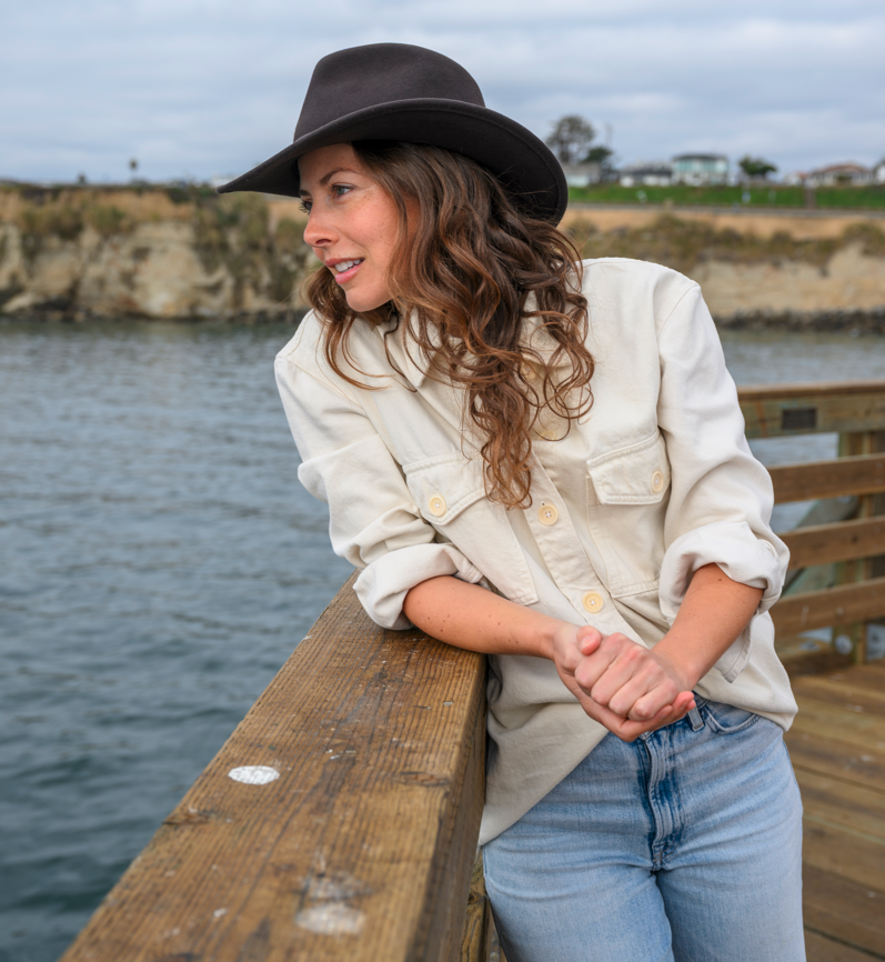 American Hat Makers - Wholesale Fedora - Unisex - Crushable Wool Felt Outback Hat - Style Pathfinder13