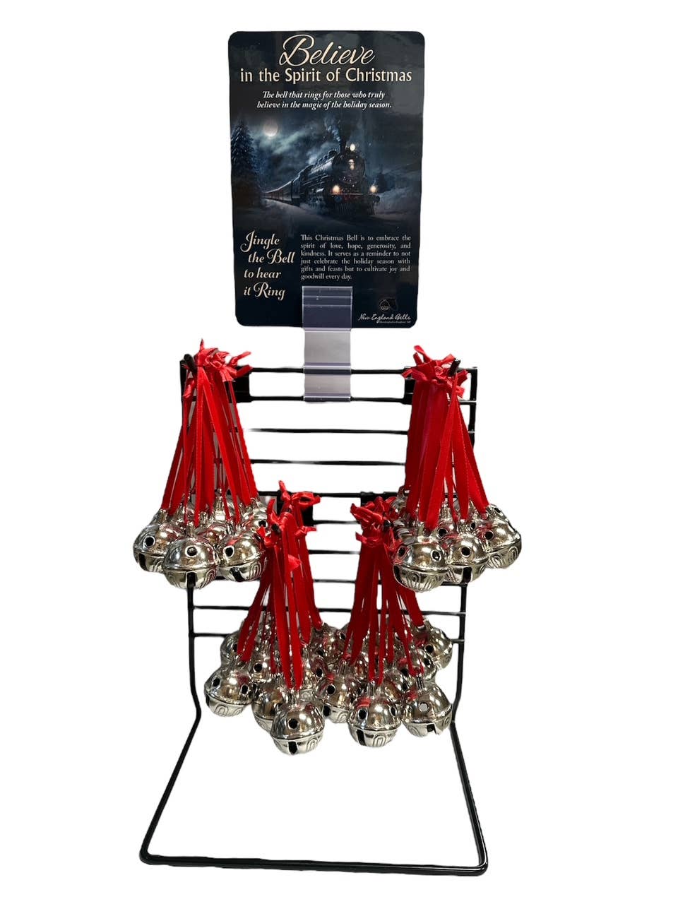 New England Bells - Wholesale Bell - Believe Bell Set - 30 Bells with Display 1