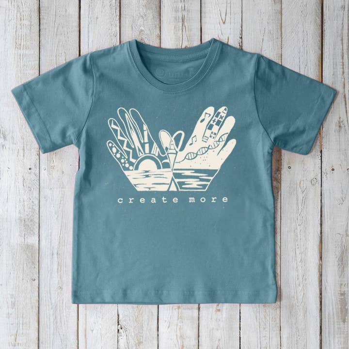 Create More camiseta para niños para venta al por mayor de Uni-T