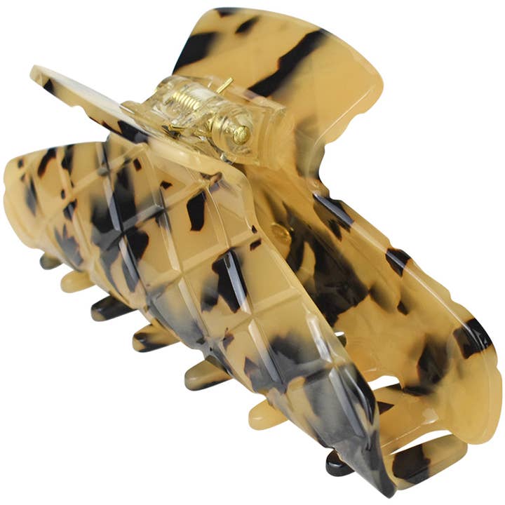 Kirks Folly - Wholesale Hair Clip - Women's - Parisian Butterscotch Tortoise Large Hair Claw Clip1