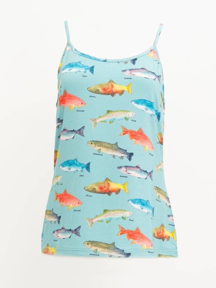 Silo Tank, Canada Salmon, Bamboo for wholesale by Blue Sky Clothing Co LLC