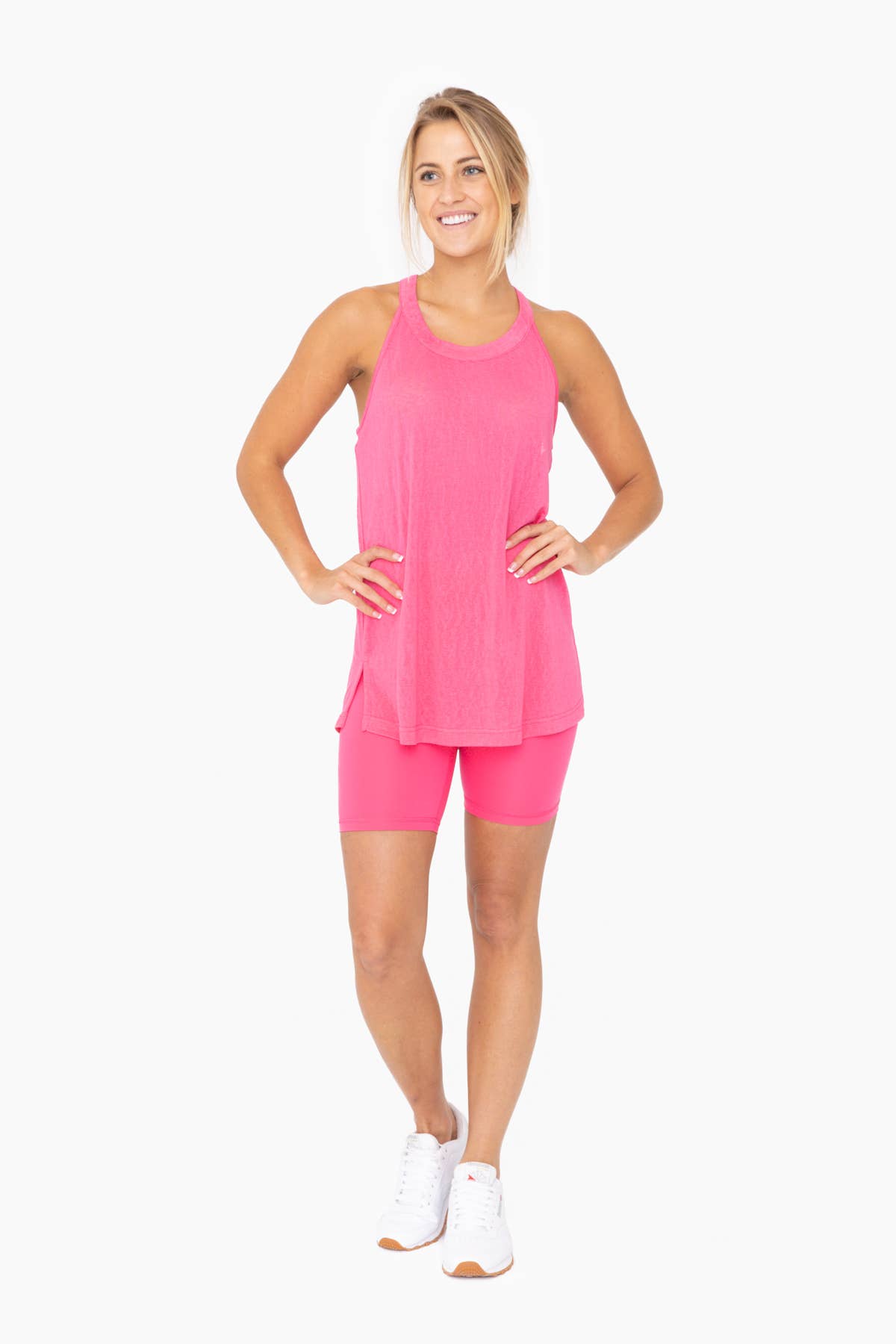 Mono B - Wholesale Athletic Shorts - Women's - Venice Crossover Waist Biker Shorts35