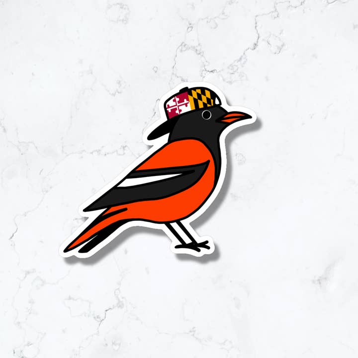 Baltimore Oriole Sticker for wholesale by Jami Creates
