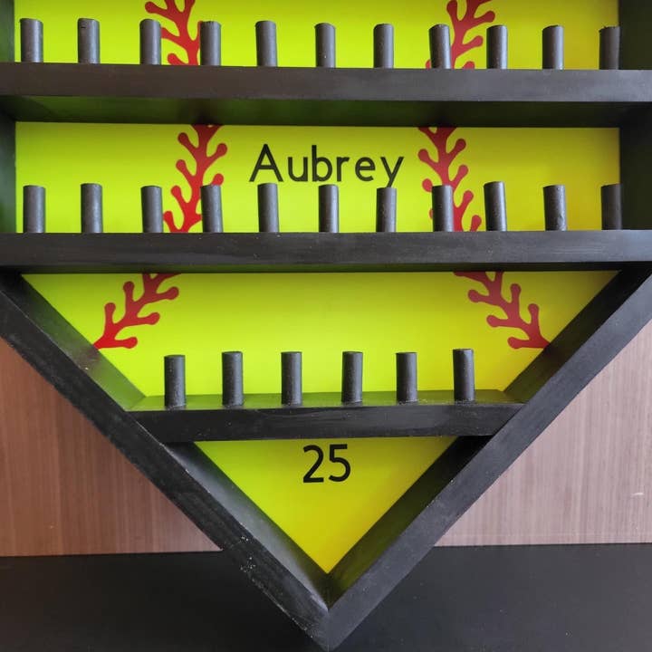 Umbrella Custom Woodworking - Wholesale Jewelry Stand & Display - Softball or Baseball Championship Ring Display