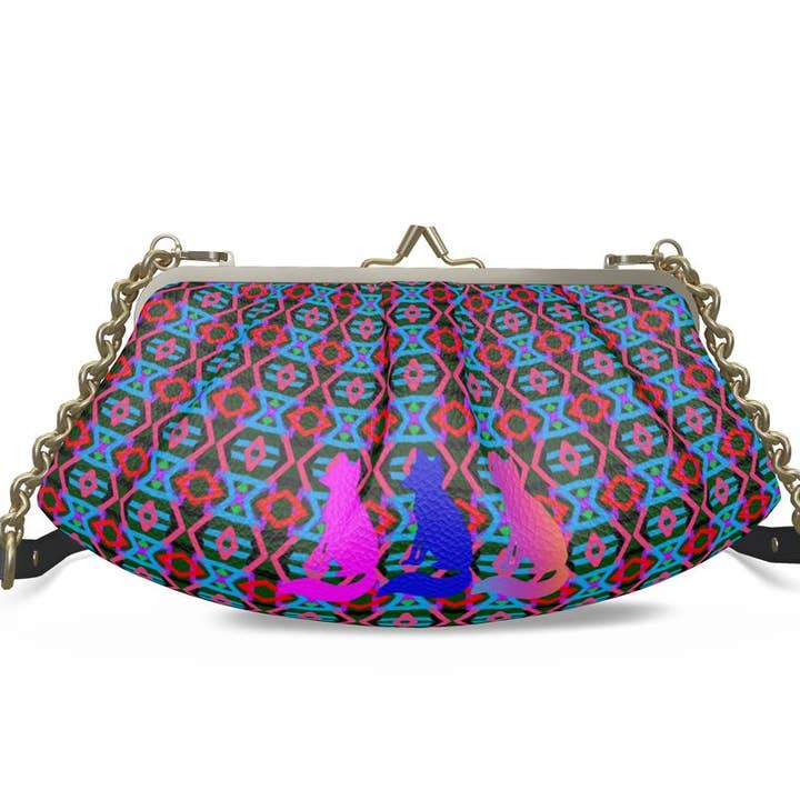 Borsa a cornice plissettata in metallo e pelle - Zakel per la vendita all'ingrosso da parte di M-EGVA