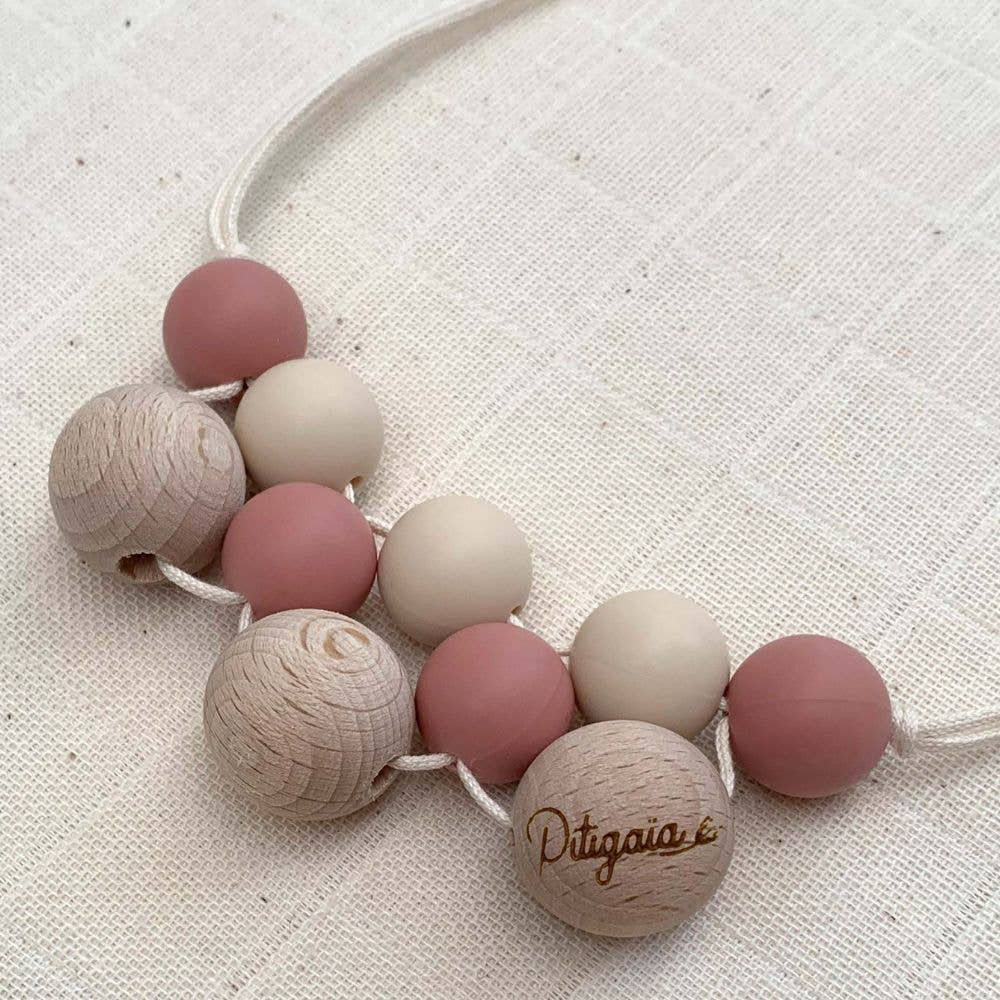 Pitigaïa - Vendita all'ingrosso Massaggiagengive (senza clip) - Neonati - Collana per Allattamento e Babywearing in Silicone e Faggio13