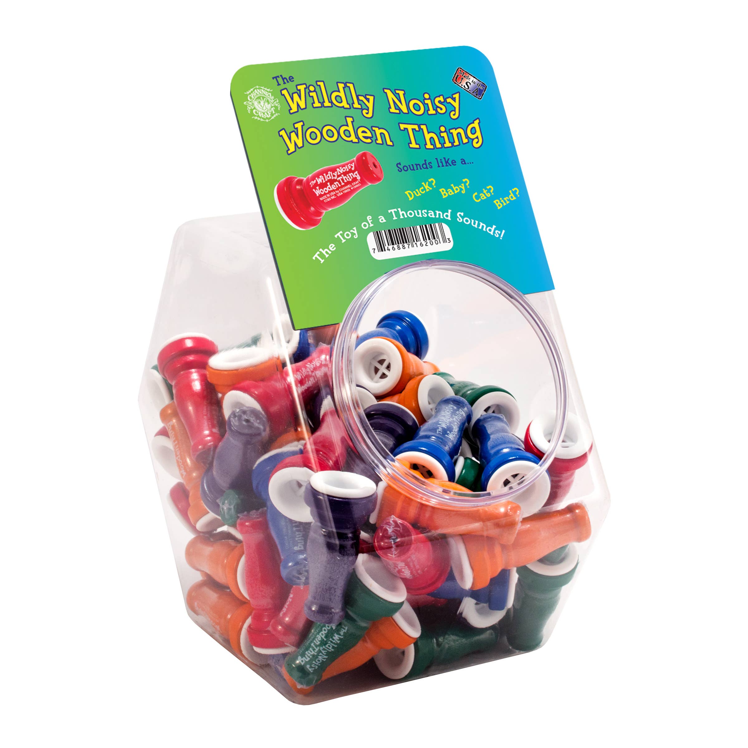 Channel Craft - Wholesale Wood Toy - Kids - Wildly Noisy Wooden Thing Display Only (Holds 48 or more)0