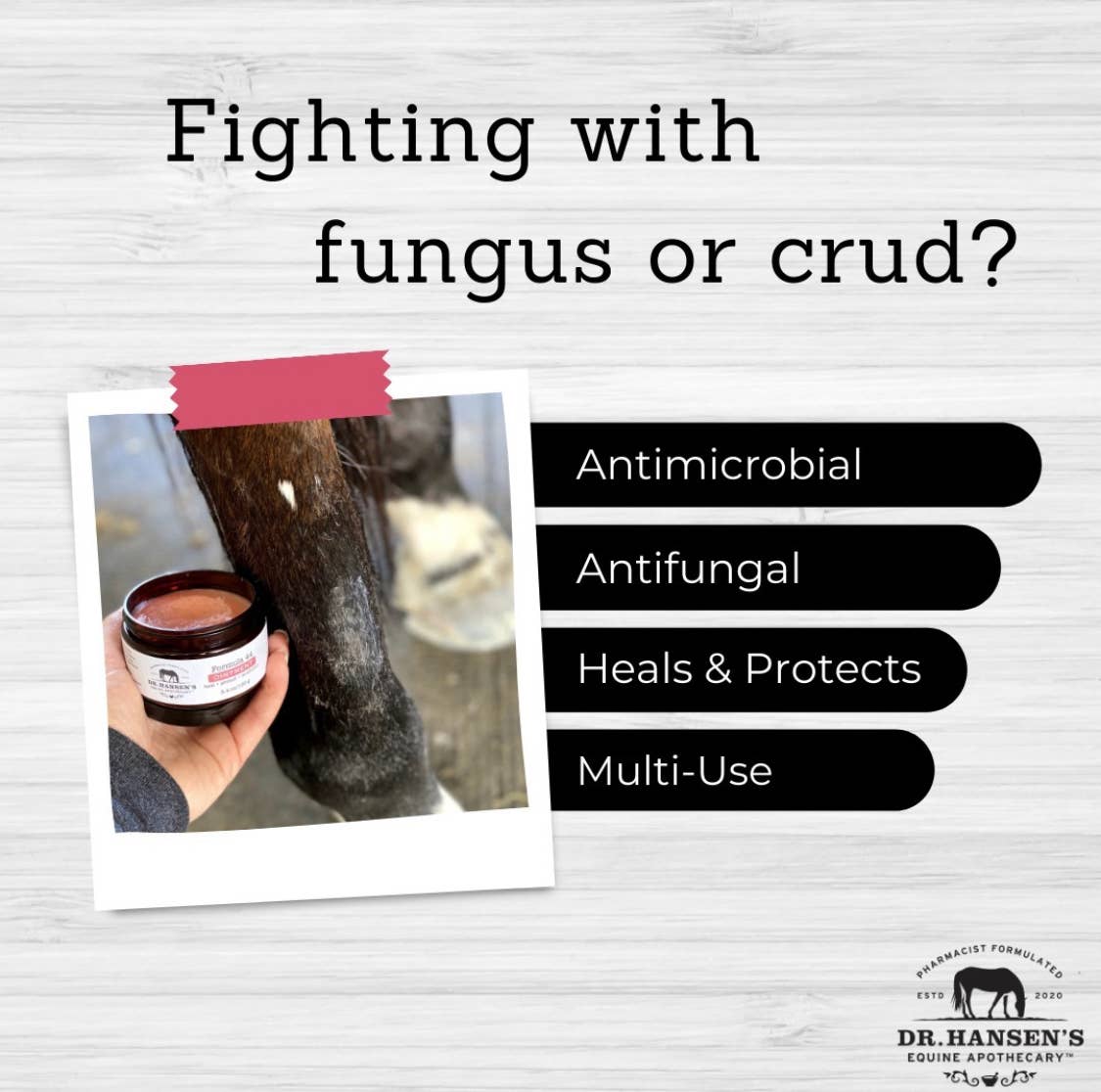 Dr. Hansen's Equine Apothecary - Wholesale Horse Conditioner/Grooming Aid - Formula 44 Ointment11