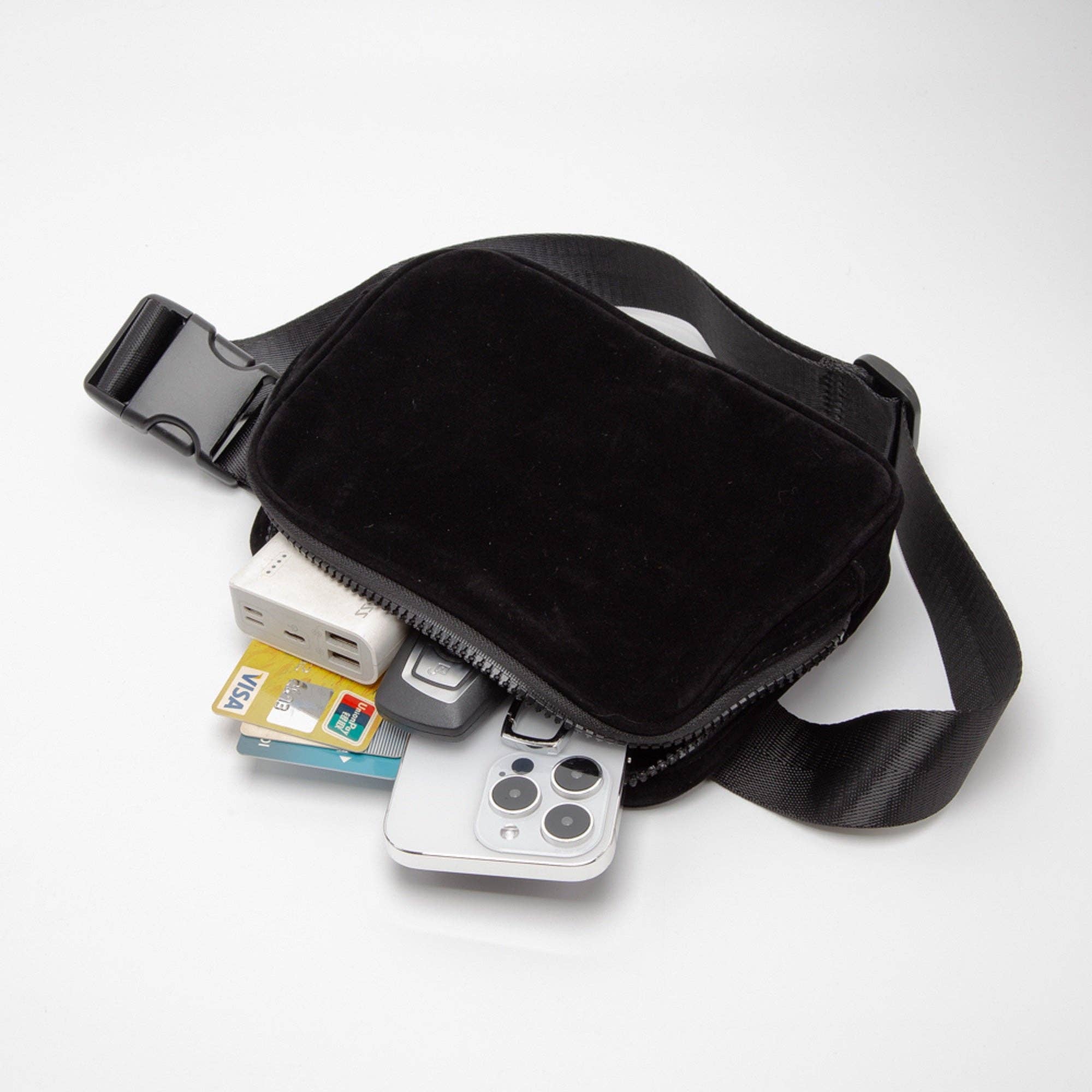 MiMi Wholesale - Wholesale Belt Bag - Women's - TG10515 Olivia Vegan Suede Fanny Pack18