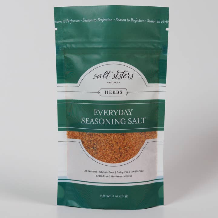 Salt Sisters - Vendita all'ingrosso Sale - Miscela di Erbe, Spezie e Sale - Sale Condimento Quotidiano - 85 g0