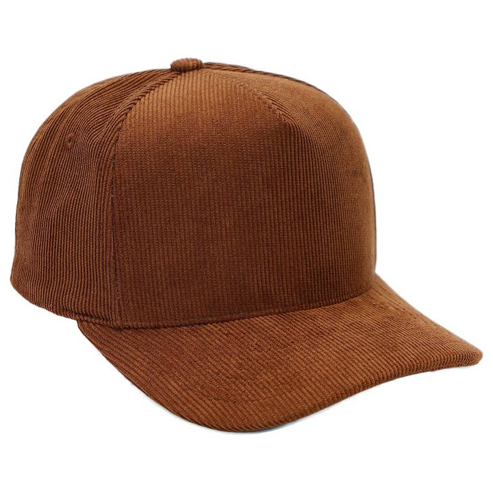 Cap Zone – wholesale Baseballkeps - Unisex – Premium keps i bomullscord med fem paneler och lätt böjd skärm3