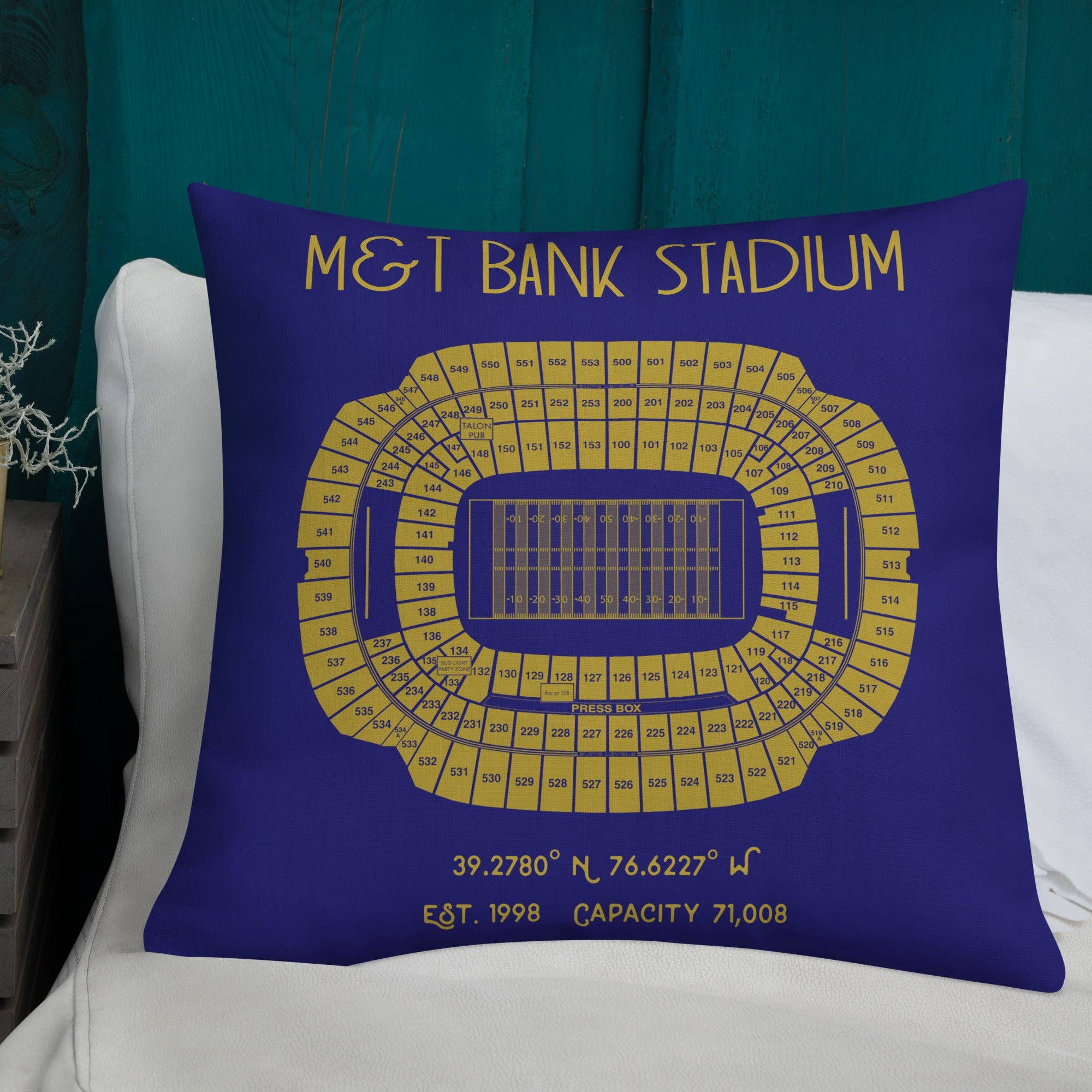 Stadium Prints by BTB – wholesale Throw/decorative pillow – Baltimore Ravens Football Stadium & City Pillows6