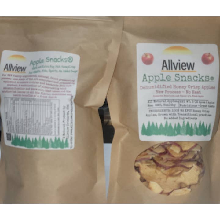 ALLVIEW ORCHARDS - Wholesale Dried/Dehydrated Fruit - NEW Sale-Honey Crisp Apple Snacks4